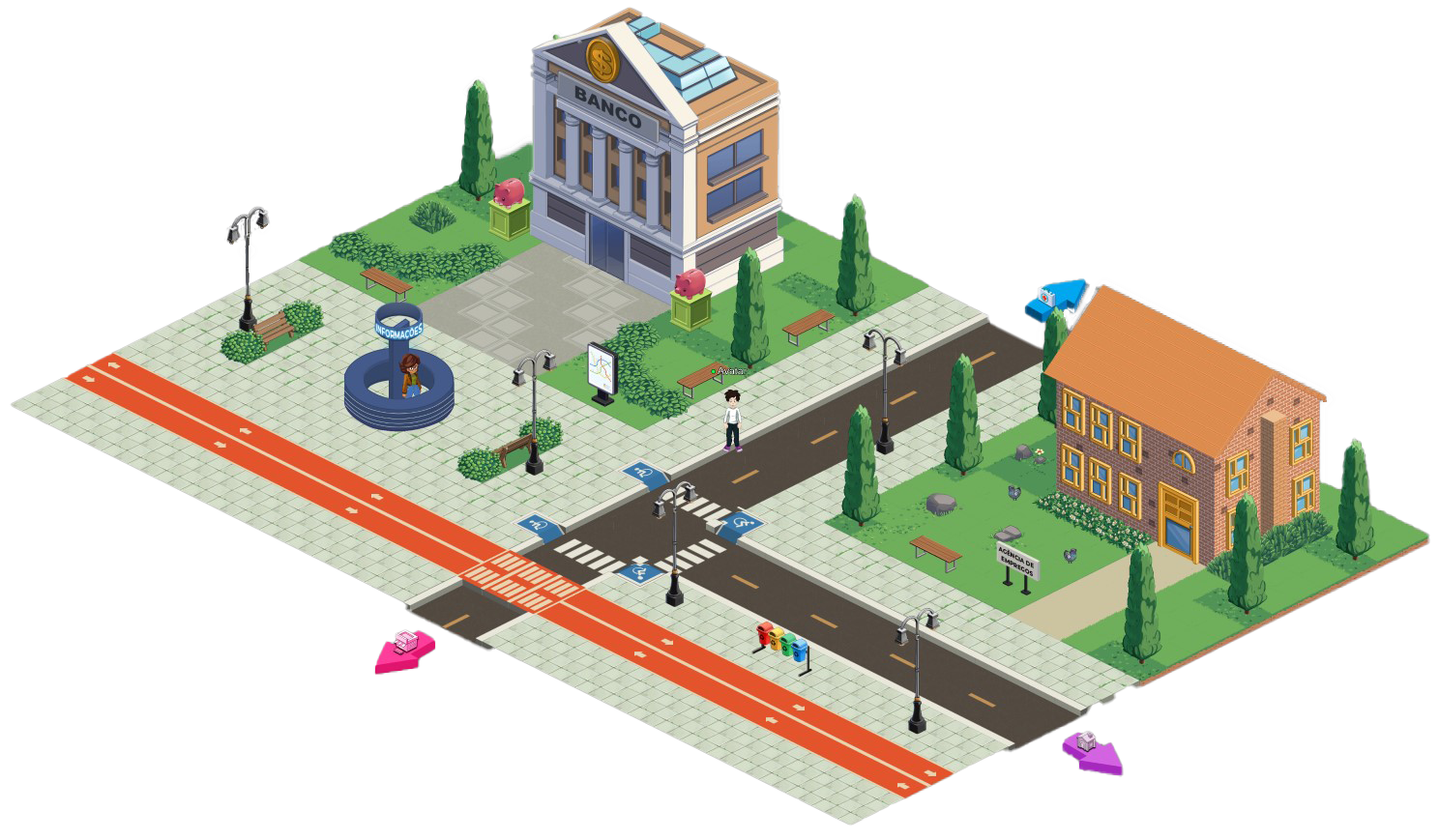 Metaverse city redesign 6